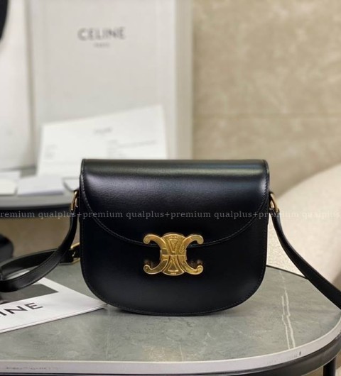 셀린느 110413 베사체 트리오페 숄더 백 틴