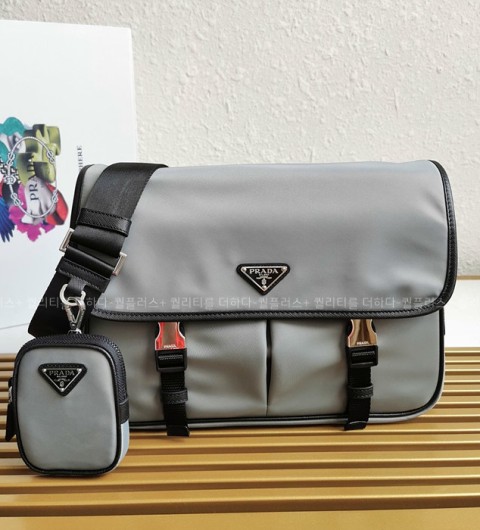 프라다 2VD768 리나일론 사피아노 메신저백 남성용