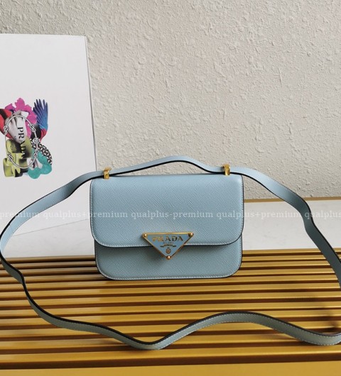프라다 1BD320 삼각로고 사피아노 숄더백