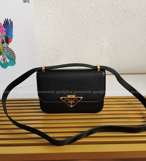 프라다 1BD320 삼각로고 사피아노 숄더백