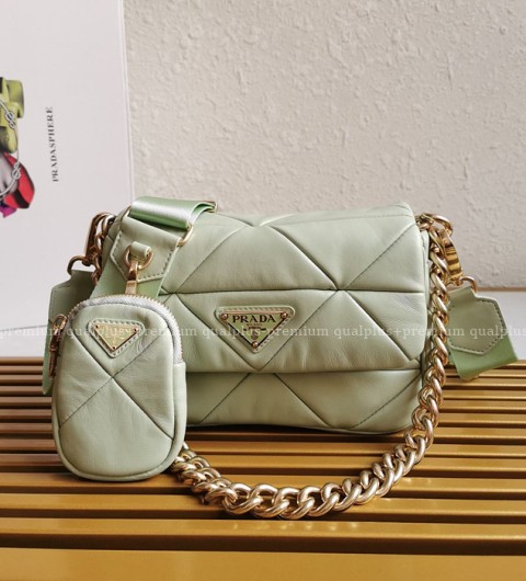 프라다 1BD292 퀄팅 패치워크 시스템 크로스백