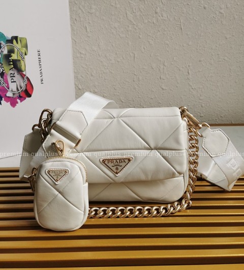 프라다 1BD292 퀄팅 패치워크 시스템 크로스백