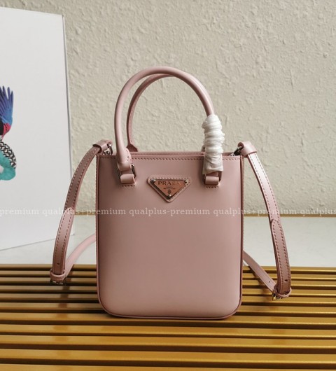 프라다 1BA331 브러시드 레더 토트백