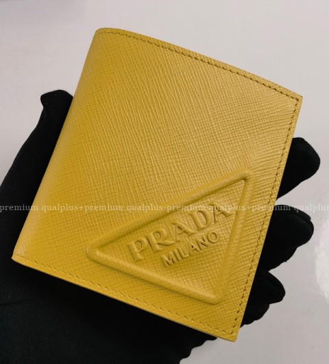 프라다 2MO004 삼각로고 사피아노 반지갑 남성용