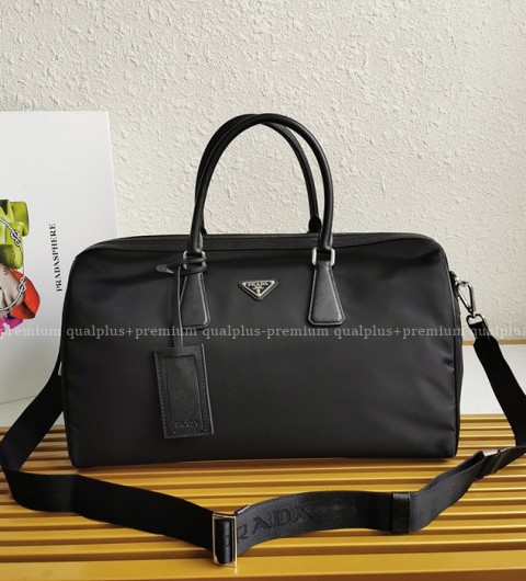프라다 2VC372 삼각 로고 트레블 보스턴백
