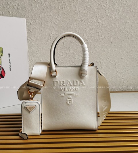 프라다 1BA333 사피아노 포켓 토트 탑핸들백