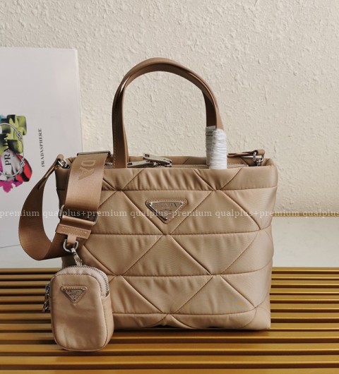 프라다 1BG380 시스템 패치워크 포켓 토트백