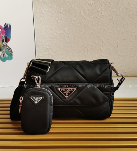 프라다 1BD292 퀄팅 패치워크 크로스백