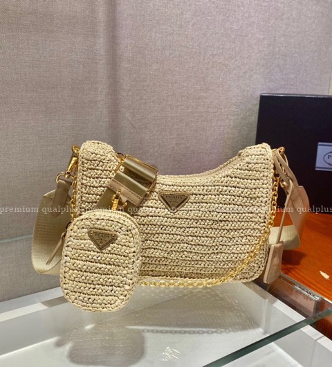 프라다 1BH204 티수토 체인 스트랩 호보 숄더백