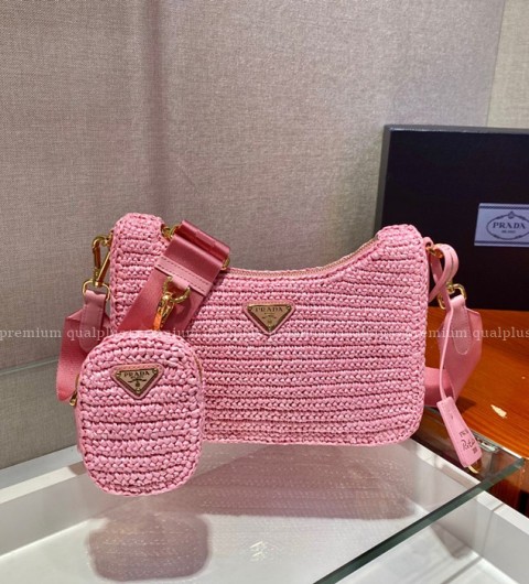 프라다 1BH204 티수토 체인 스트랩 호보 숄더백