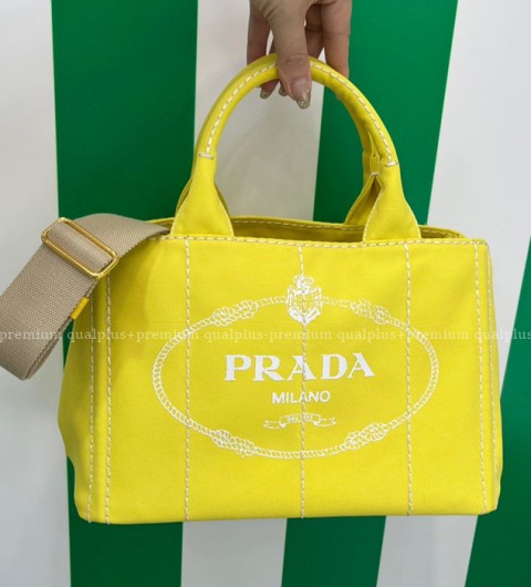 프라다 1BG439 앨러배스터 로고 카나파 토트백