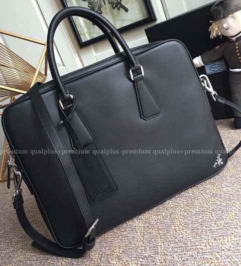 프라다 로고 브리프케이스 서류가방 남성용