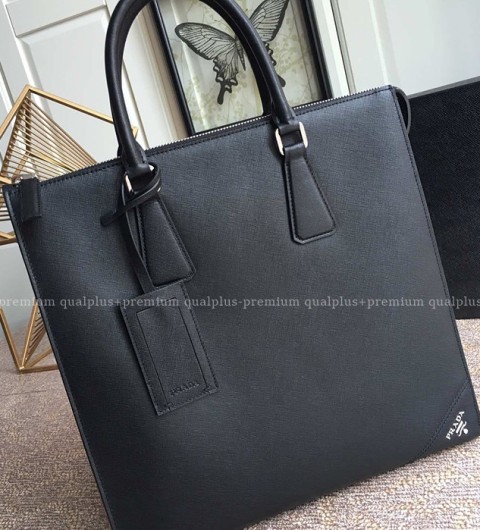 프라다 로고 브리프케이스 서류가방 남성용