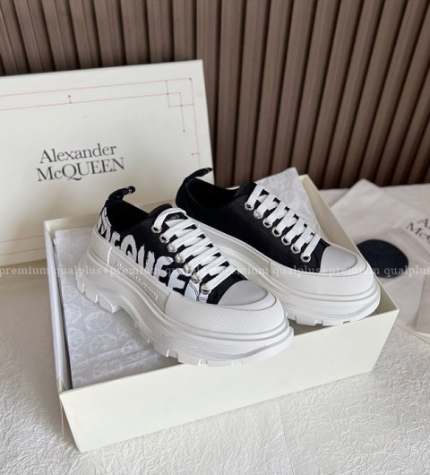 알렉산더 맥퀸 트레드 슬릭 레이스업 슈즈 스니커즈 남녀공용