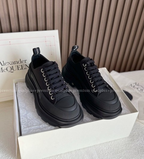 알렉산더 맥퀸 트레드 슬릭 레이스업 슈즈 스니커즈 남녀공용
