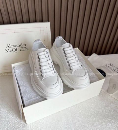 알렉산더 맥퀸 트레드 슬릭 레이스업 슈즈 스니커즈 남녀공용