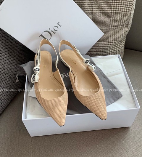 디올J'Ad*or 자디* 슬링백 펌프스 플랫 여성용