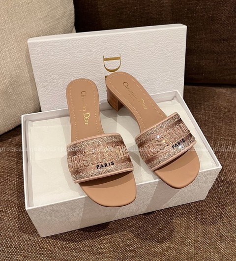 디올 Dway 디웨이 뮬 힐 여성용