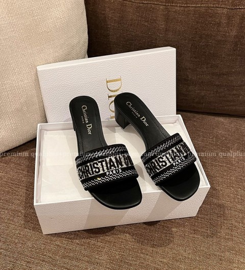 디올 Dway 디웨이 뮬 힐 여성용