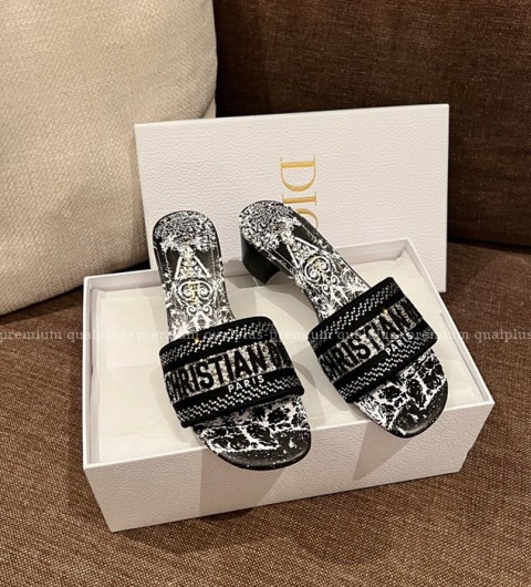 디올 Dway 디웨이 뮬 힐 여성용