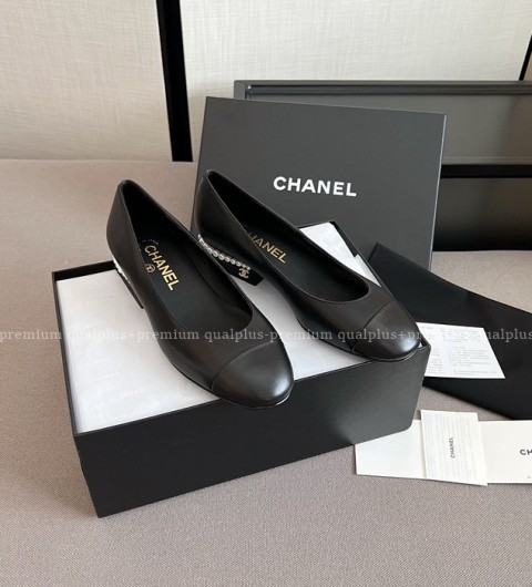 샤넬 CC 플랫 발레리나 슈즈 여성용