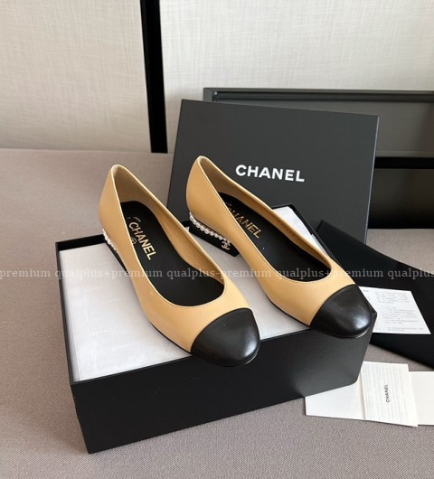 샤넬 CC 플랫 발레리나 슈즈 여성용