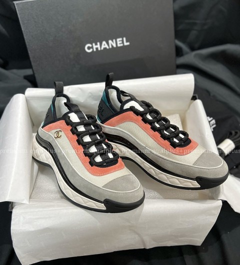 샤넬 믹스드파이버 스니커즈 여성용