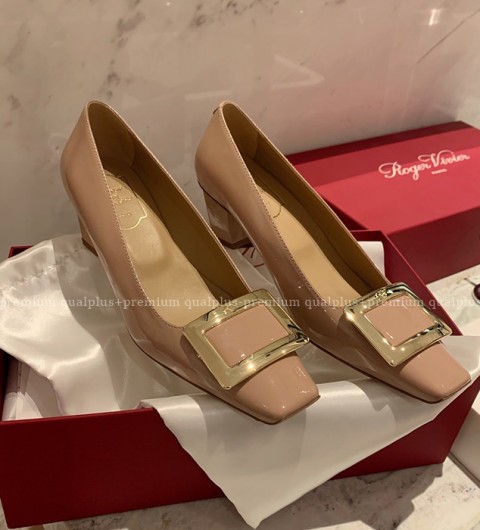 로저비비에 벨 비비에 메탈 버클 펌프스 4.5cm 여성용