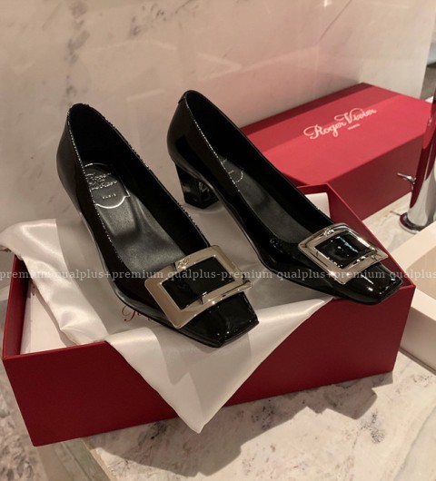 로저비비에 벨 비비에 메탈 버클 펌프스 4.5cm 여성용