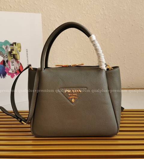 프라다 1BC145 로고 토트 탑핸들백