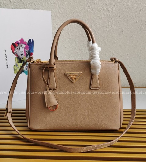 프라다 1BA863 더블집 사피아노 럭스 핸드백