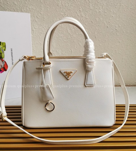 프라다 1BA863 더블집 사피아노 럭스 핸드백