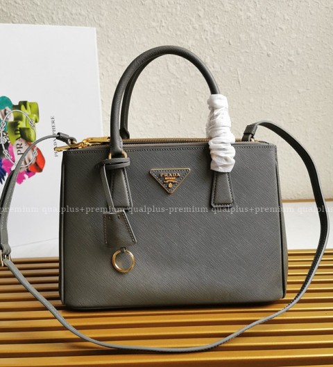 프라다 1BA863 더블집 사피아노 럭스 핸드백