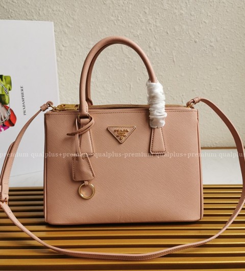 프라다 1BA863 더블집 사피아노 럭스 핸드백