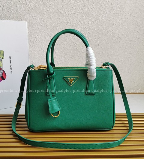 프라다 1BA863 더블집 사피아노 럭스 핸드백