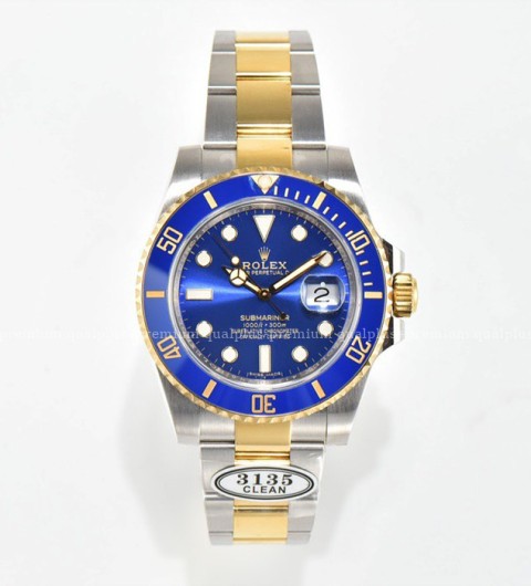 [프리미엄]롤렉스 서브마리너 데이트 116613LB 18K 옐로우골드 도금 블루 세라믹 콤비 청콤 로렉스