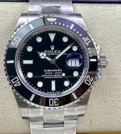 [프리미엄] 롤렉스 서브마리너 데이트 126610LN 세라믹 블랙 브레이슬릿 41mm 신형 로렉스