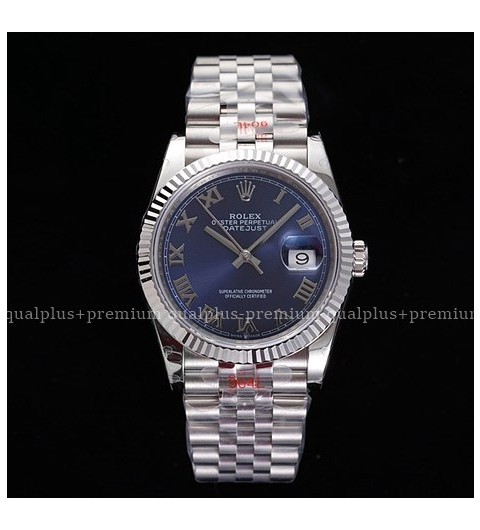 로렉스 데이저스트 36mm 신형 126234 블루다이얼 로만인덱스 쥬빌레 브레이슬릿 롤렉스