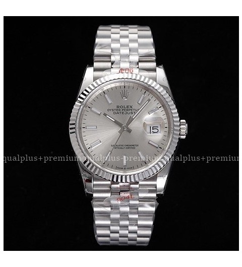로렉스 데이저스트 36mm 신형 126234 실버다이얼 바 인덱스 쥬빌레 브레이슬릿 롤렉스