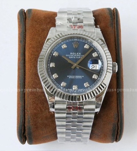 로렉스 데이저스트 41mm 126334 블루다이얼 10P 다이아몬드 쥬빌레 브레이슬릿 롤렉스