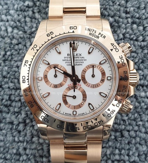 [국내배송] 롤렉스 데이토나 화이트다이얼 로즈골드 금통 로렉스