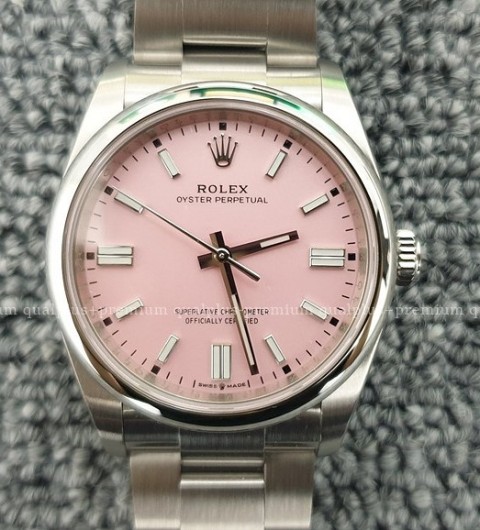 [국내배송] 로렉스 오이스터 퍼페츄얼36 126000 캔디핑크 롤렉스