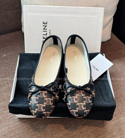 셀린느 트리오페 발레리나 슈즈 여성용