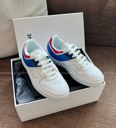 셀린느 트레이너 로우 레이스업 스니커즈 여성용