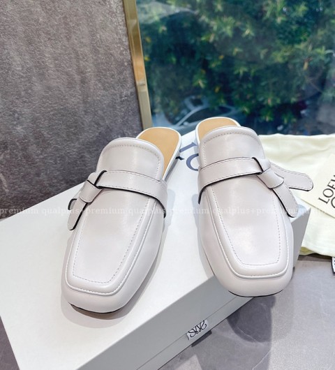 로에베 게이트 플랫 뮬 여성용