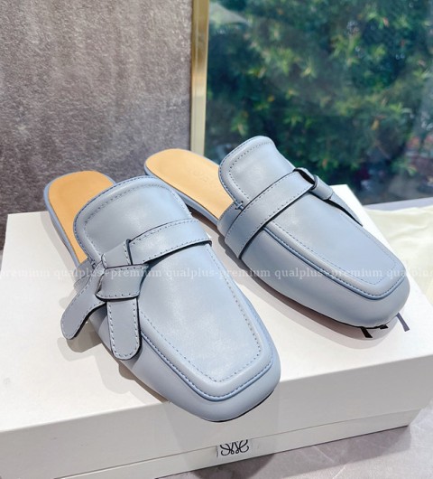 로에베 게이트 플랫 뮬 여성용