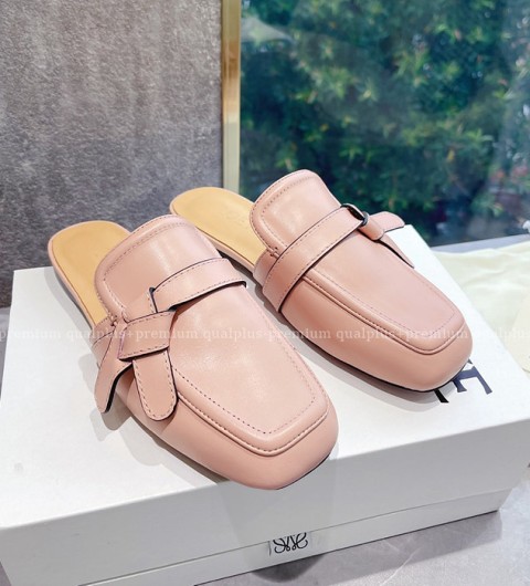 로에베 게이트 플랫 뮬 여성용