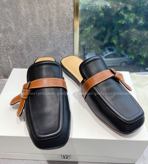 로에베 게이트 플랫 뮬 여성용