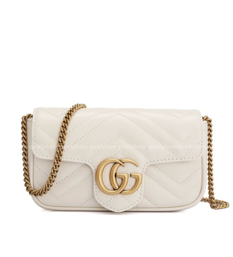 [국내배송] 구* 마틀라세 숄더 수퍼미니 [화이트]