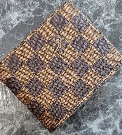 [국내배송] 루*비통 다미에 브라운 반지갑 남성용